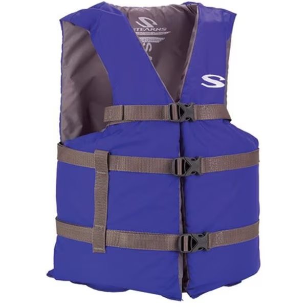 Stearns 354751 Adult Classic Life Vest - Universal Blue, Stearns, Mfr#: 354751